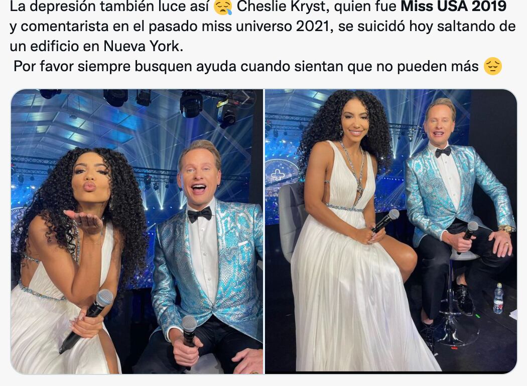 Reacciones a la muerte de Cheslie Kryst