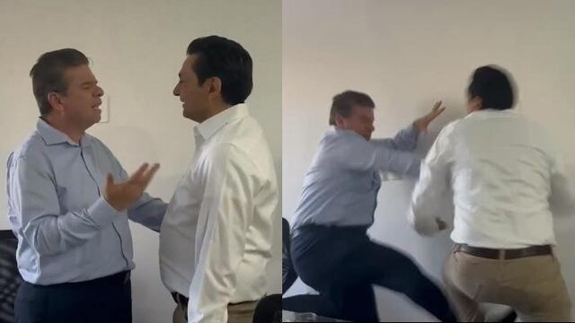 Diputado del Partido Verde le da golpiza a su compañero de Morena en el Congreso de Chiapas