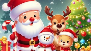 Santa Claus para colorear y armar: 6 plantillas bonitas para imprimir en Navidad