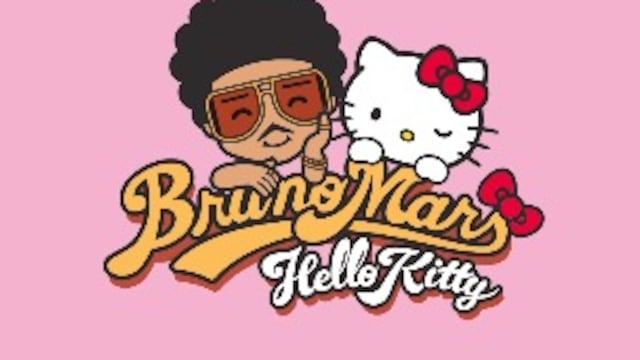 Bruno Mars y Hello Kitty