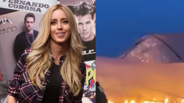 Shanik Aspe renueva sus votos matrimoniales pero una carpa la traiciona; sale volando.