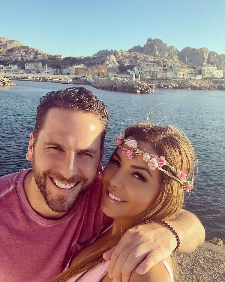 Aleida Núñez y su novio Martin
