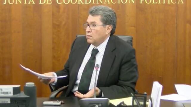 Ricardo Monreal, senador de Morena.