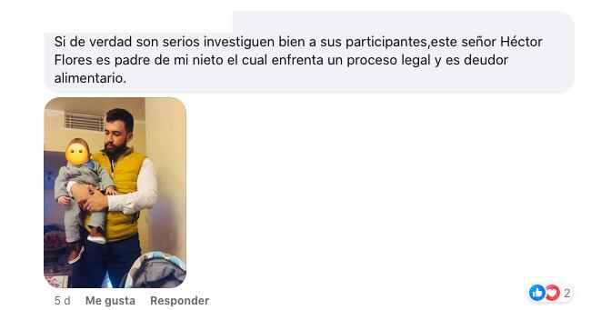 Participante de Enamorándonos de Imagen TV es expuesto como deudor y violentador.