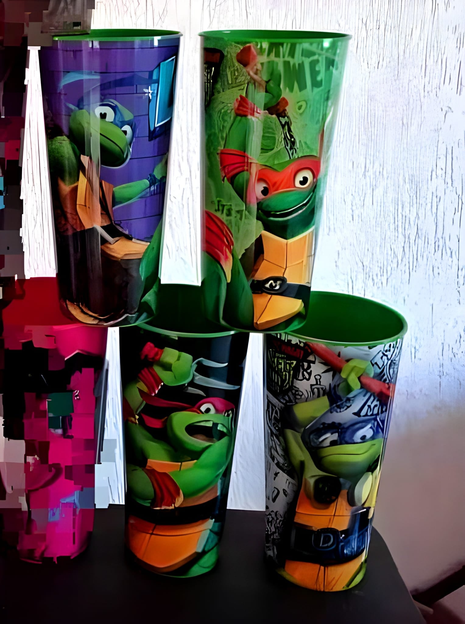 Vasos de Las Tortugas Ninja en Cinemex
