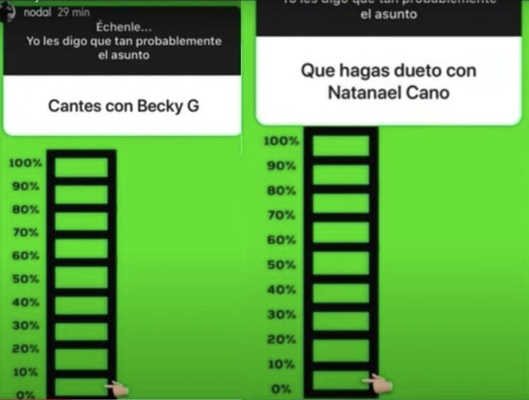 Christian Nodal no cantará con Becky G