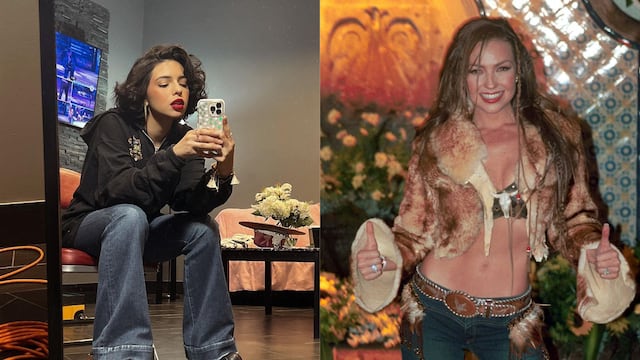 Ángela Aguilar y Thalía.
