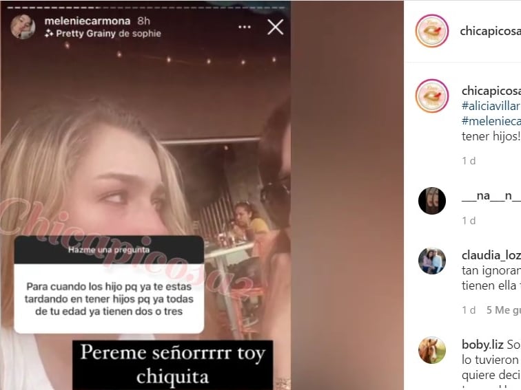 Melenie Carmona y Alicia Villarreal