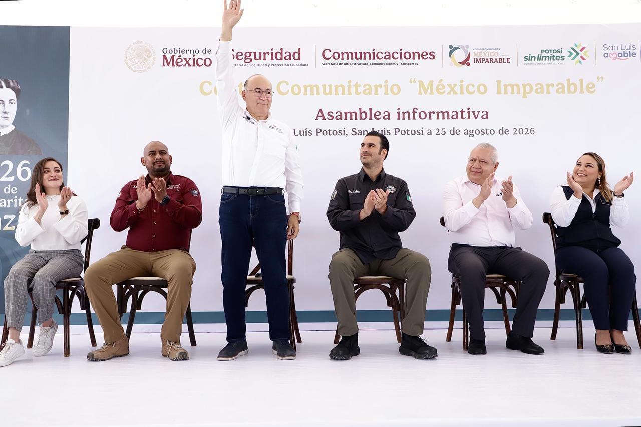 San Luis Capital y Gobierno Federal unen esfuerzos de seguridad con Centro Comunitario en La Pila.
