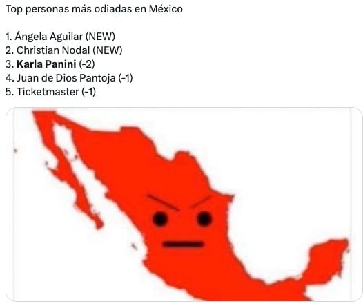 Memes comparan a Ángela Aguilar con Karla Panini por su relación con Christian Nodal