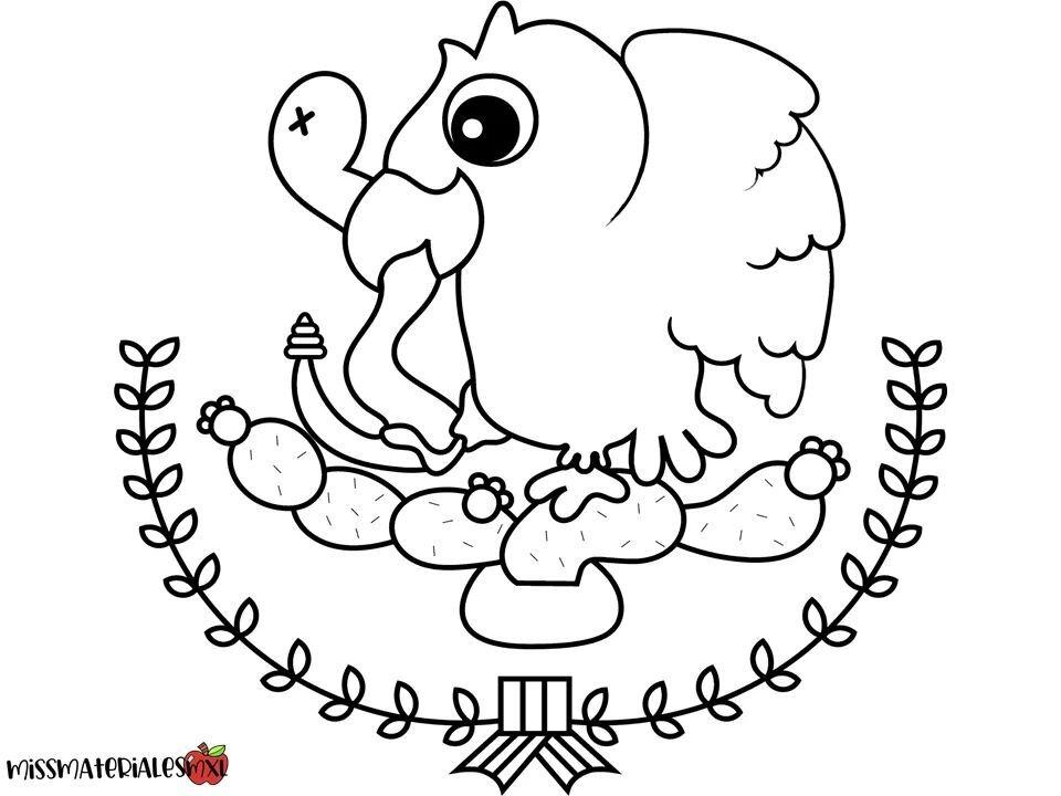 Dibujos animados del 15 de septiembre para colorear