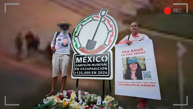Un video de webcams de México muestra el momento en el que retiran el antimonumento por los desaparecidos en CDMX