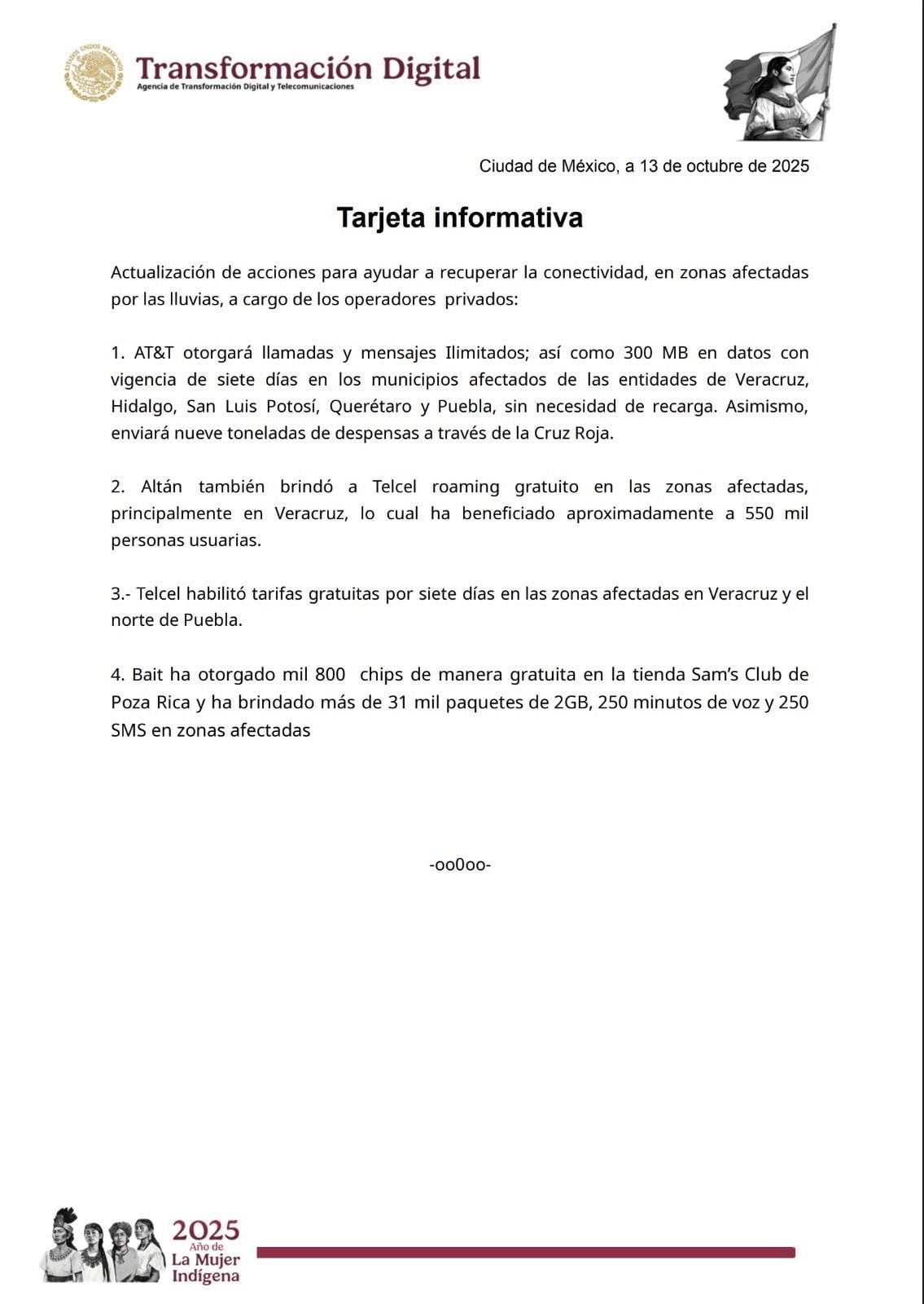 Apoyo a afectados tras lluvias