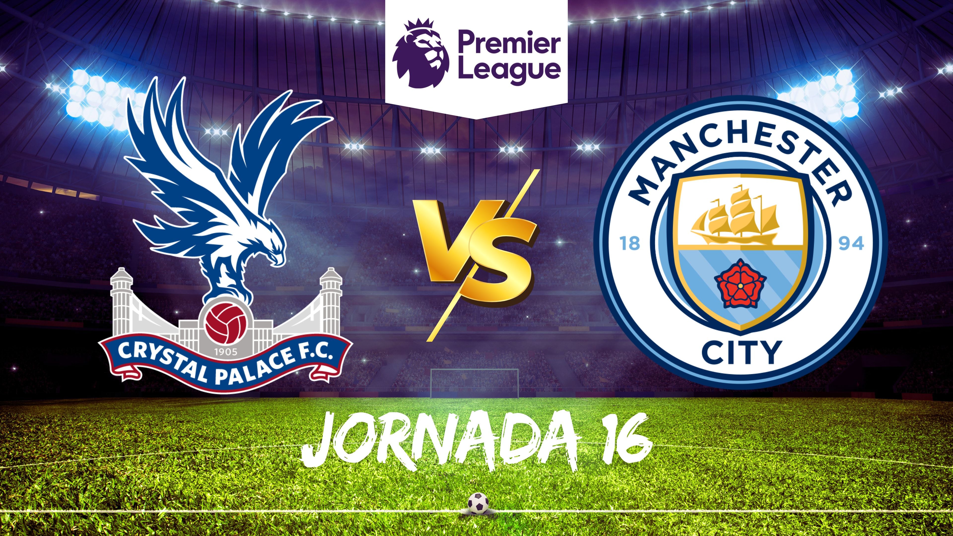 Crystal Palace vs Manchester City: Hora y canal para ver el partido de la Jornada 16 de Premier League