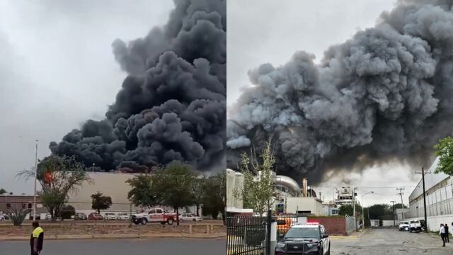 Bachoco: incendio en bodega de Monterrey, así quedó el lugar
