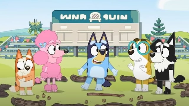 Bluey y Bingo juegan al circo