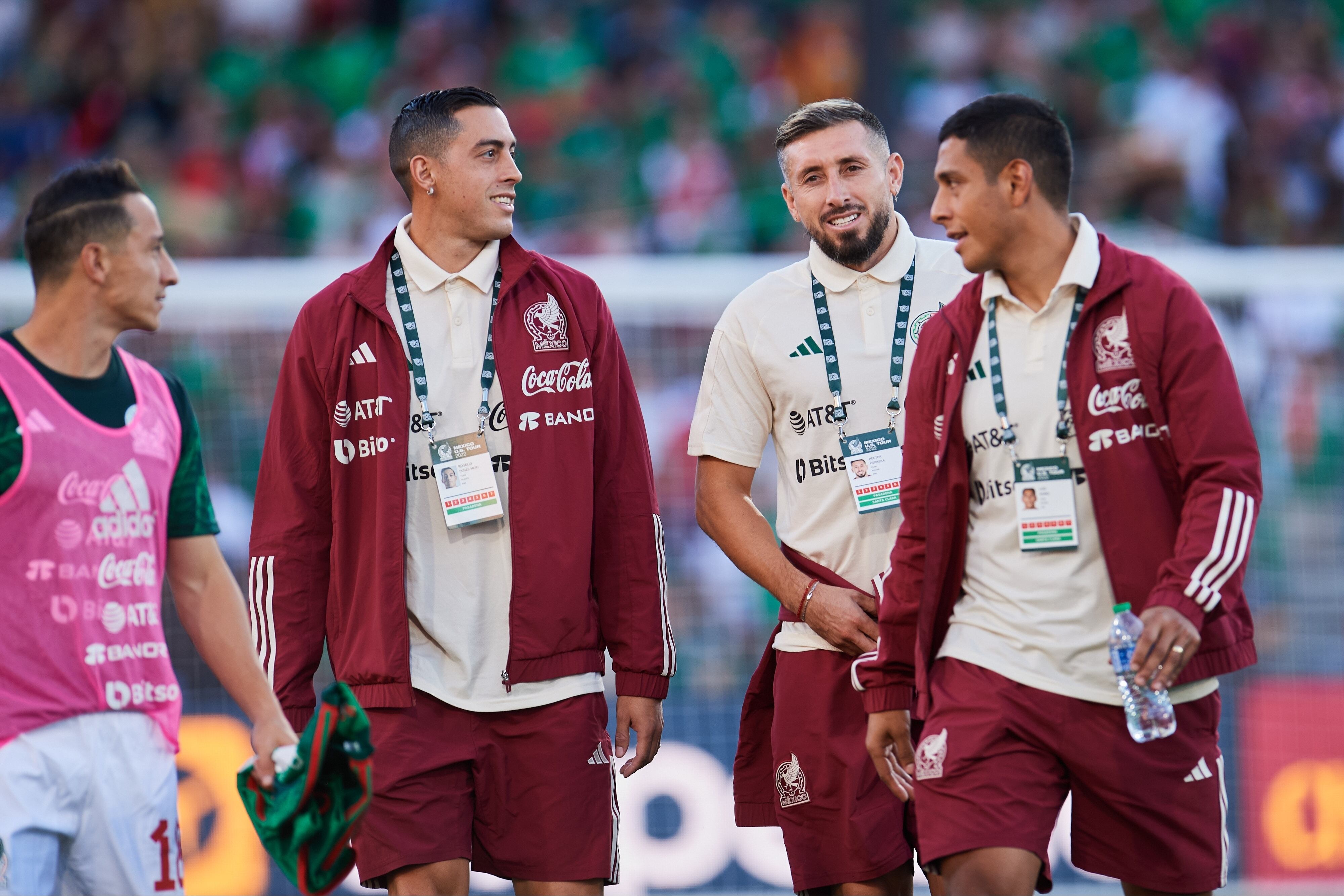 Andrés Guardado, Rogelio Funes Mori, Hector Herrera y Luis Romo