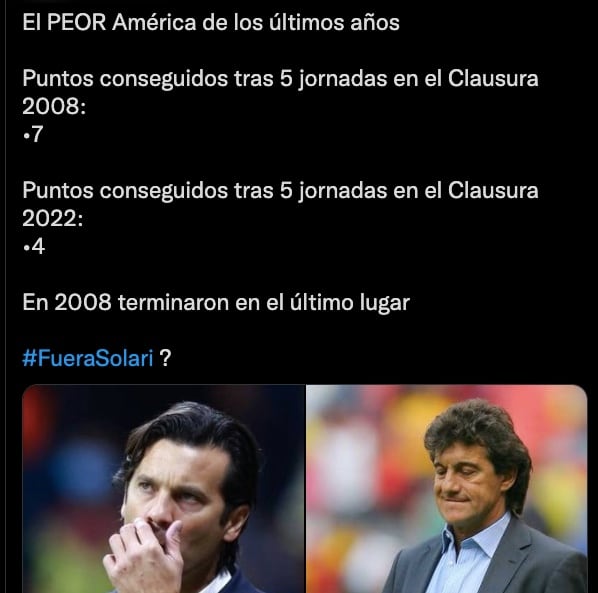 El peor América desde el de Romano