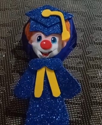 Paleta Payaso para graduación de niño y niña
