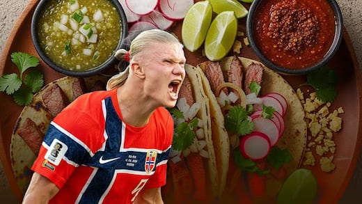 El gusto mexicano de Erling Haaland: estos son sus tacos favoritos