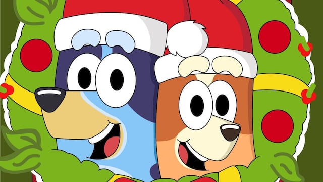 Dibujos de Bluey de Navidad