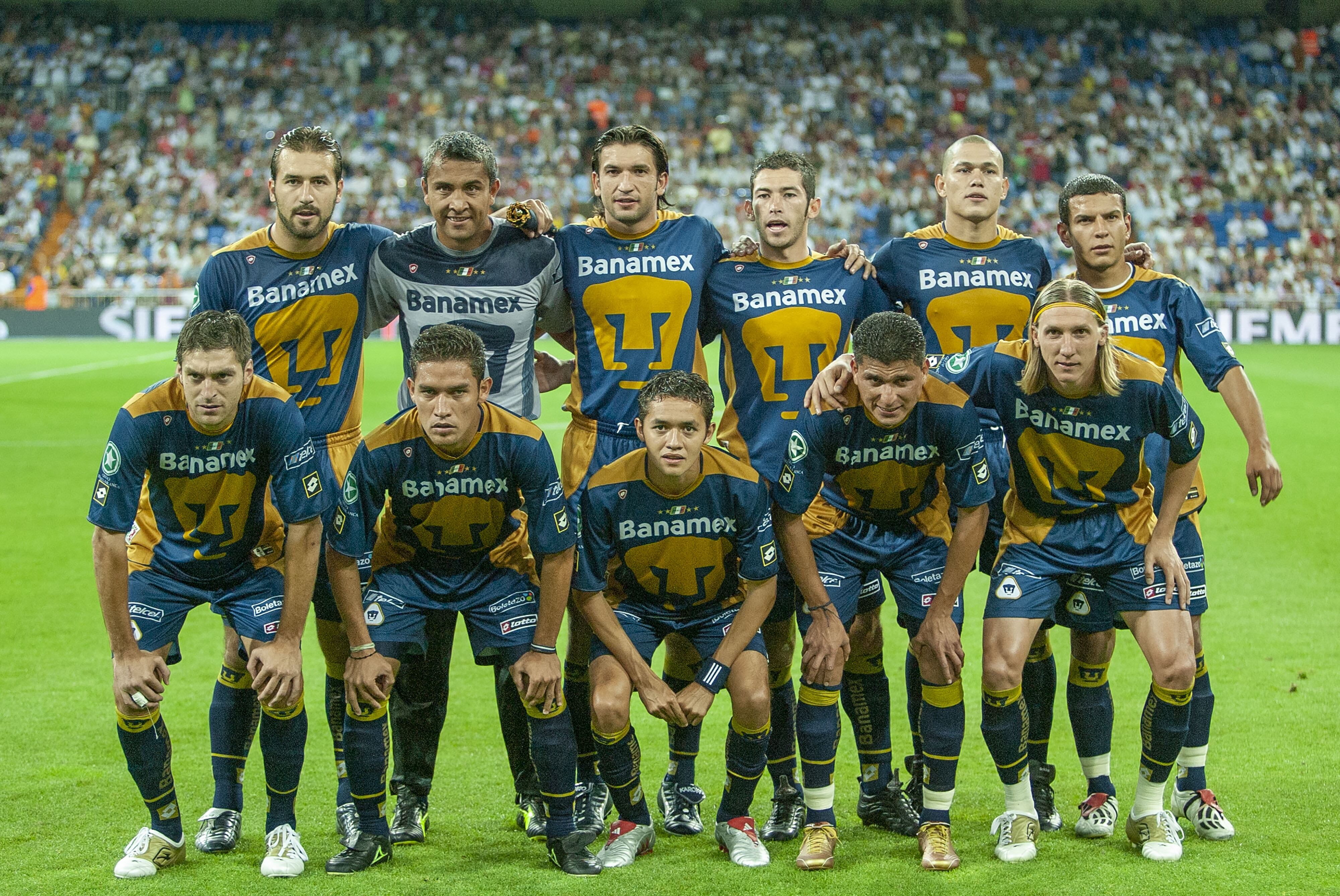 Los Pumas ganadores del Trofeo Santiago Bernabéu