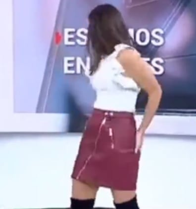 “Sentí algo raro”, dice conductora de noticiero por una presencia extraña en el foto