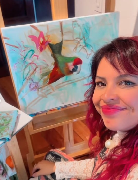 Diana Carolina López, pintora mexicana
