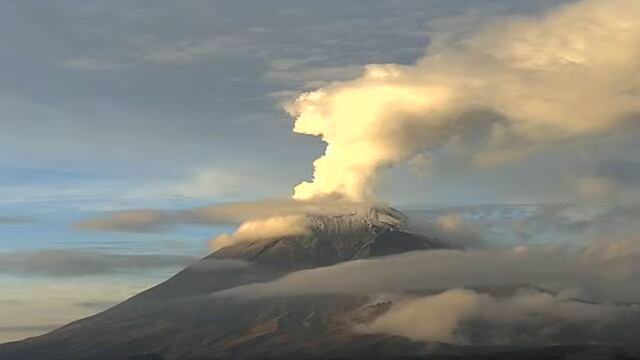Volcán Popocatépetl el 17 de julio
