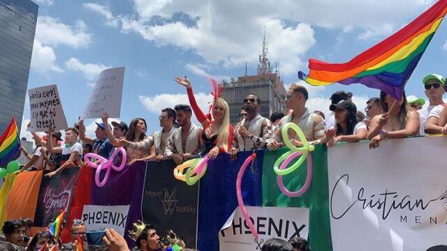 Marcha 41 del orgullo LGBTI en la Ciudad de México.