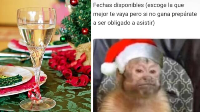 Invitación cena de Navidad en TikTok