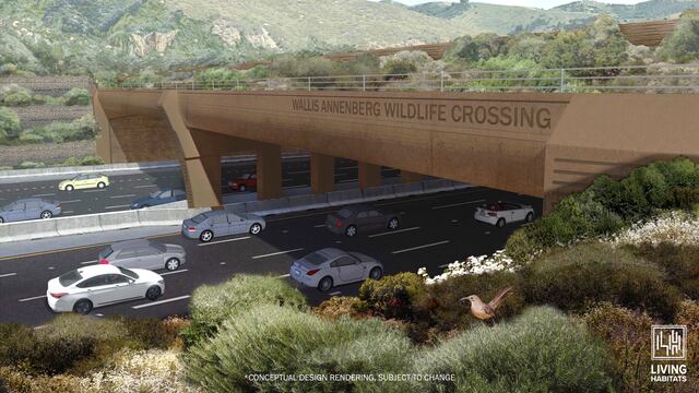 Diseño conceptual de como será el Puente Para la Vida Silvestre Wallis Annenberg EFE/Living Habitats/NWF