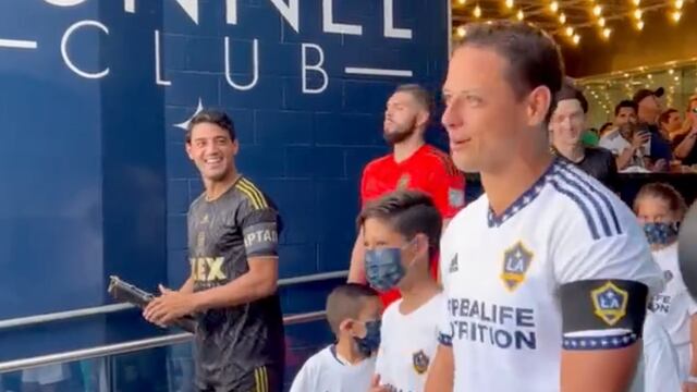 Chicharito y Carlos Vela