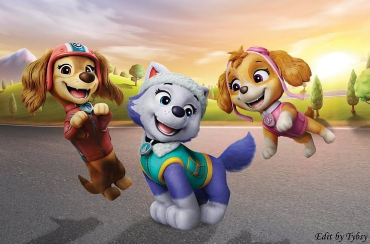 Fondos de pantalla de Skye y Everest de Paw Patrol para computadora