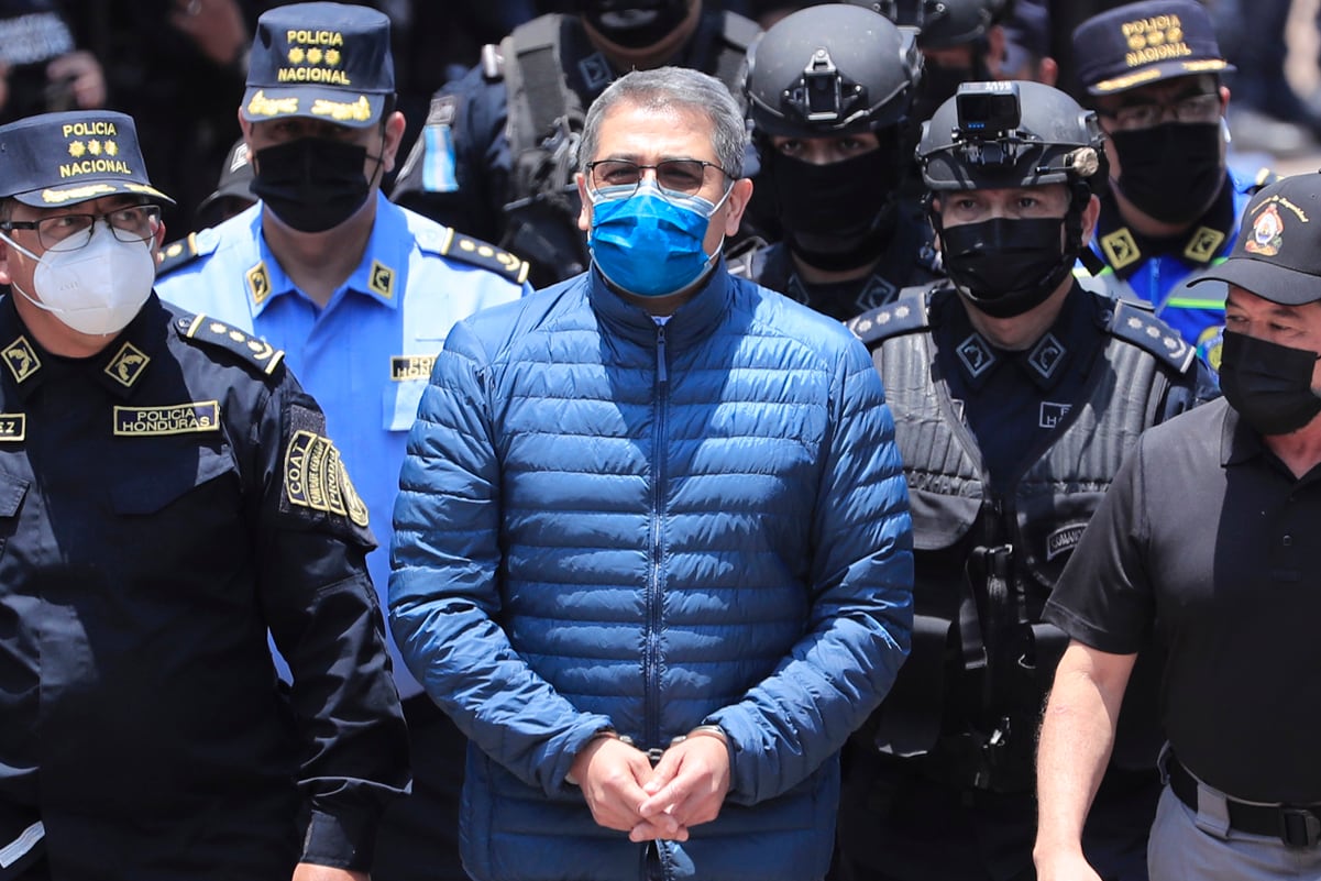 Juan Orlando Hernández, ex presidente de Honduras