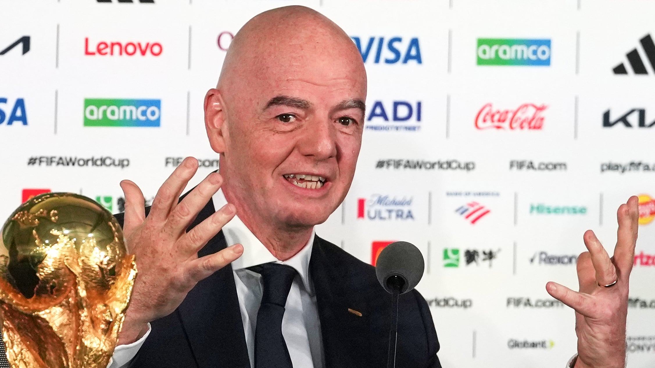 Gianni Infantino es apoyado por las federaciones árabes para seguir al frente de la FIFA