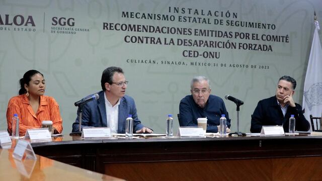 Rubén Rocha atiende recomendaciones de la ONU