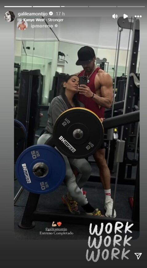 Galilea Montijo e Isaac Moreno