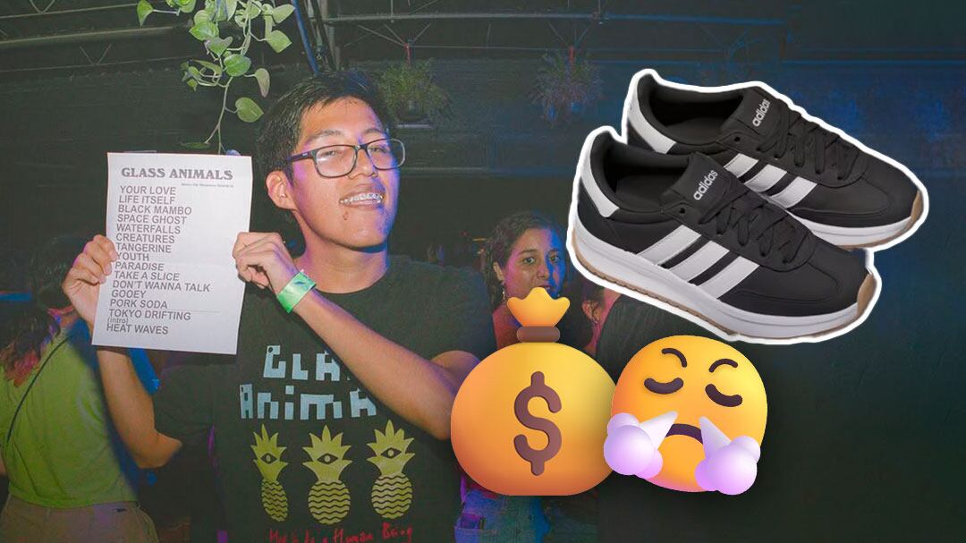 Precio de los tenis de Miguel Ángel Rojas; se los robaron en el Axe Ceremonia y su familia quiere recuperarlos