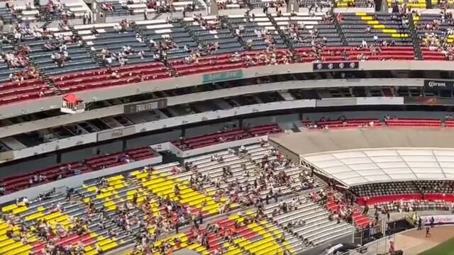 Estadio Azteca previo a la Final Four de la Kings League