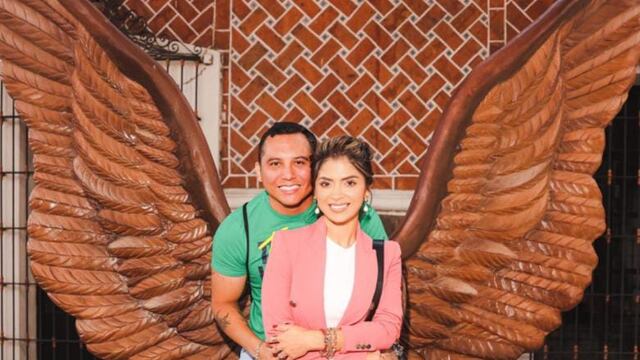 Kimberly Flores y Edwin Luna