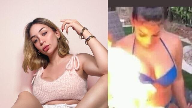 Daniela Rodrice se quemó "la pantufla".