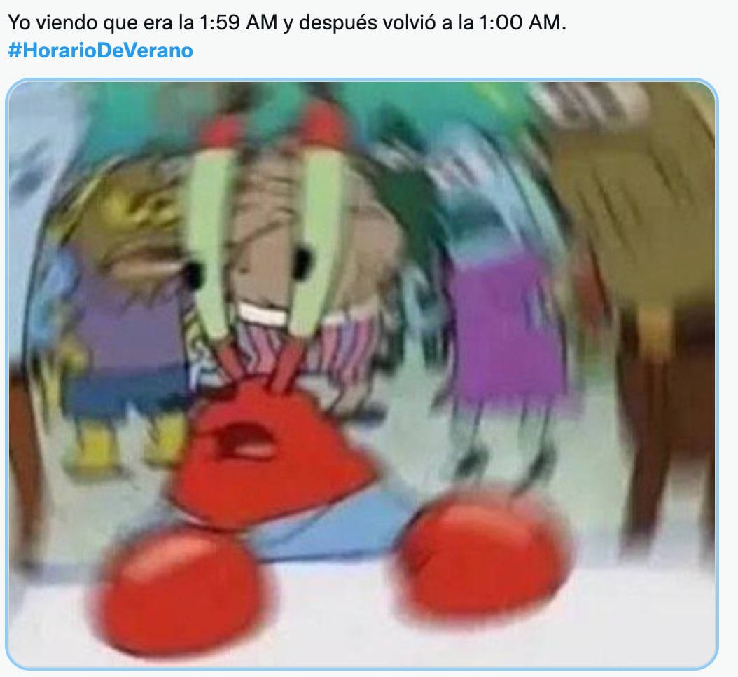 Memes del cambio de horario