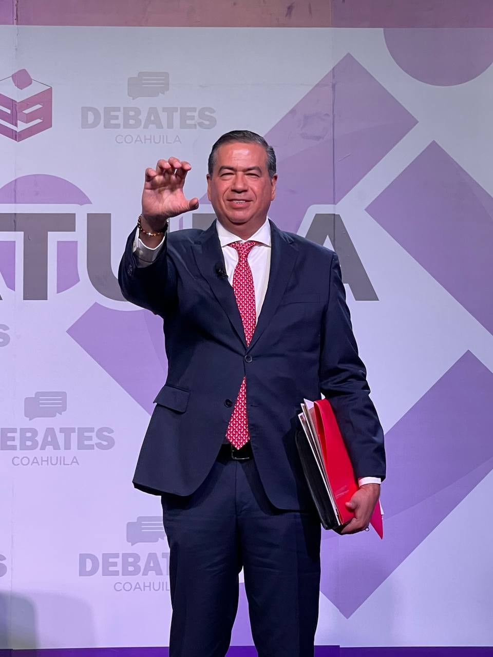 Ricardo Mejía en debate por Elecciones 2023 Coahuila