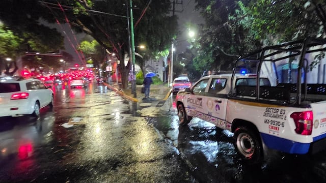 Despliegan operativo de emergencia en Coyoacán.
