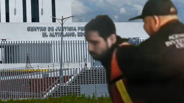 Ovidio Guzmán López fue trasladado al penal del Altiplano a bordo de un helicóptero