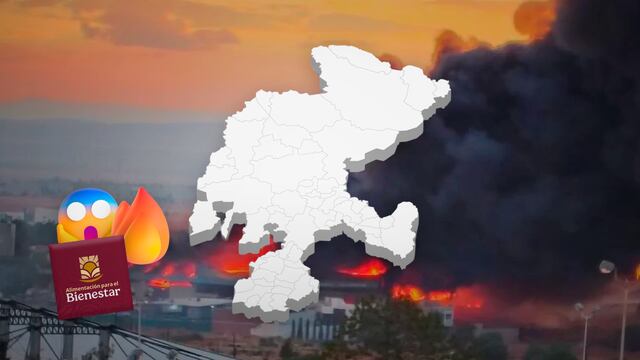 Incendio en Alimentación para el Bienestar en Zacatecas.