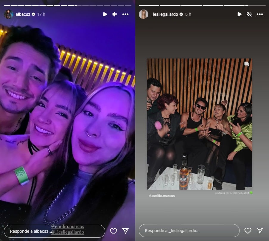 Leslie Gallardo con Emilio Osorio