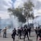 ¿Qué pasa en la Segob hoy 23 de septiembre? Normalistas de Ayotzinapa arman protesta con petardos