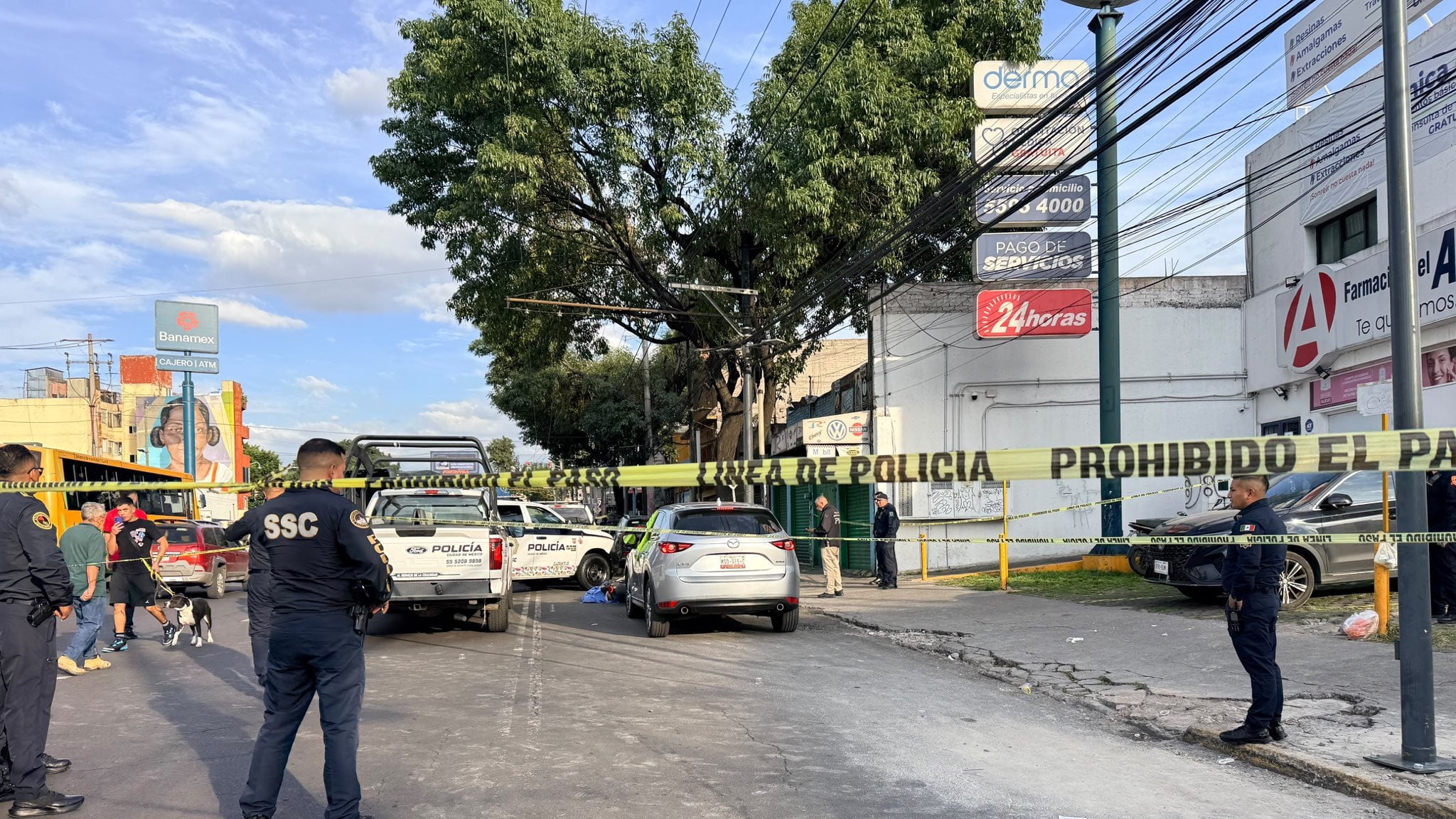 Balacera en Calzada Ermita deja dos muertos; Fiscalía investiga el móvil